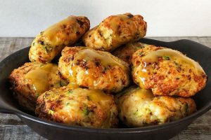 Air fryer chicken rissoles